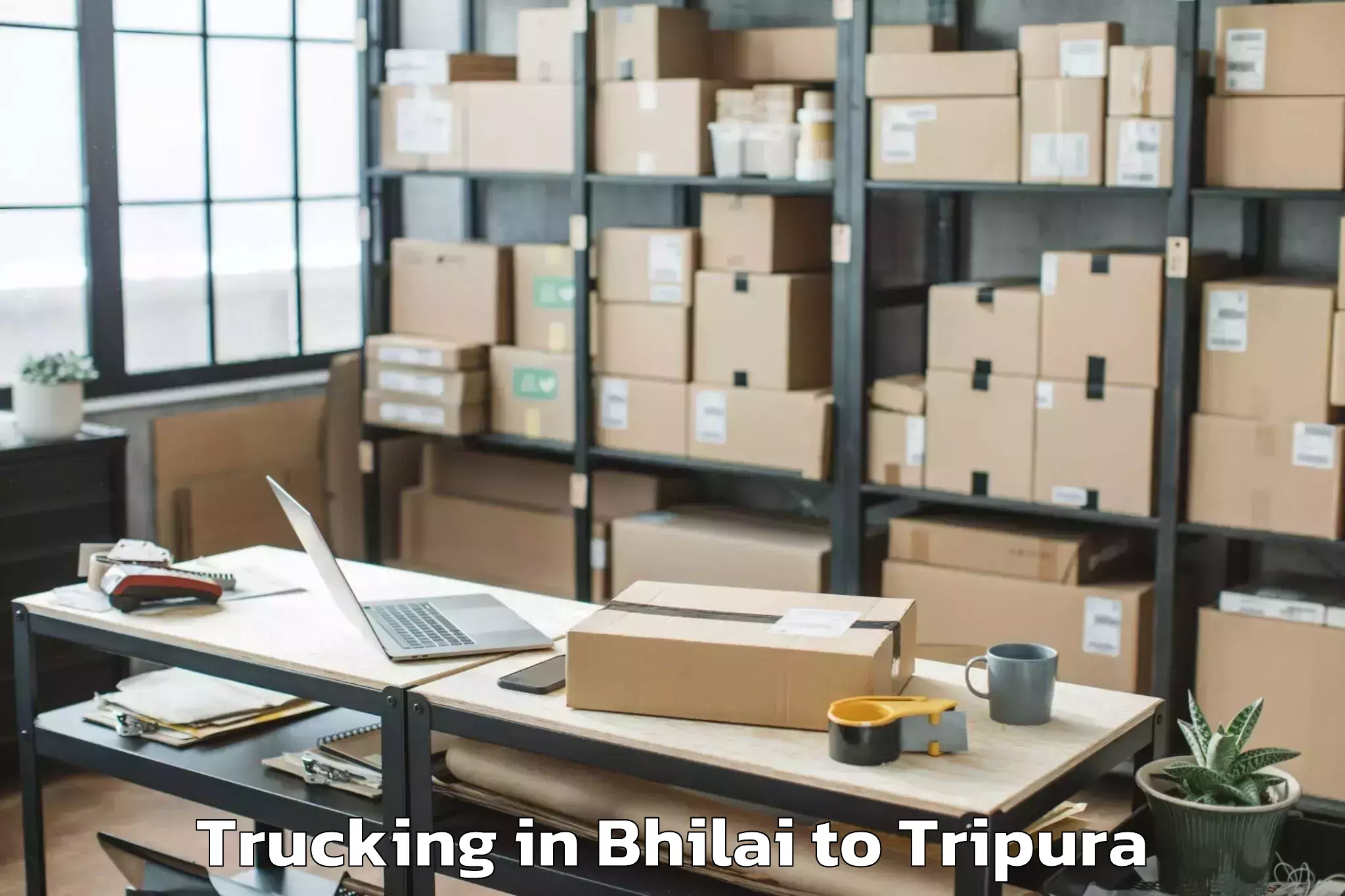 Easy Bhilai to Santirbazar Trucking Booking